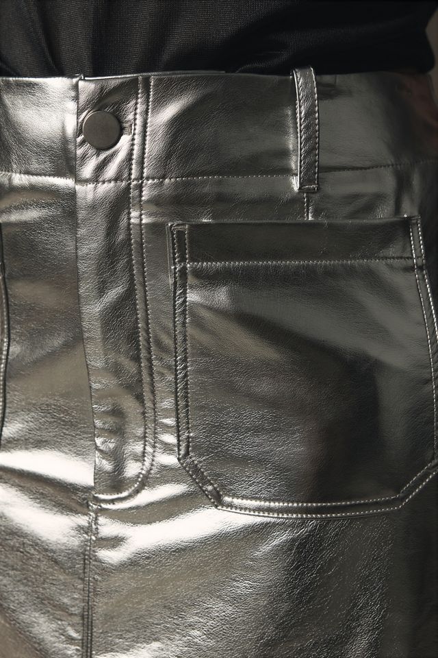 The Colette Metallic Maxi Skirt by Maeve #7