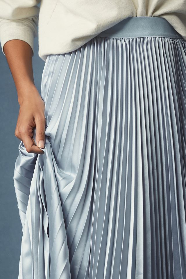By Anthropologie Pleated Midi Skirt #2
