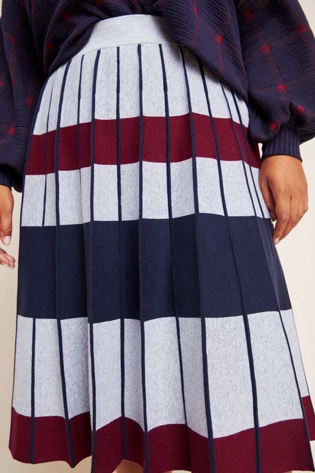 Justine Pleated Plus Midi Skirt #2