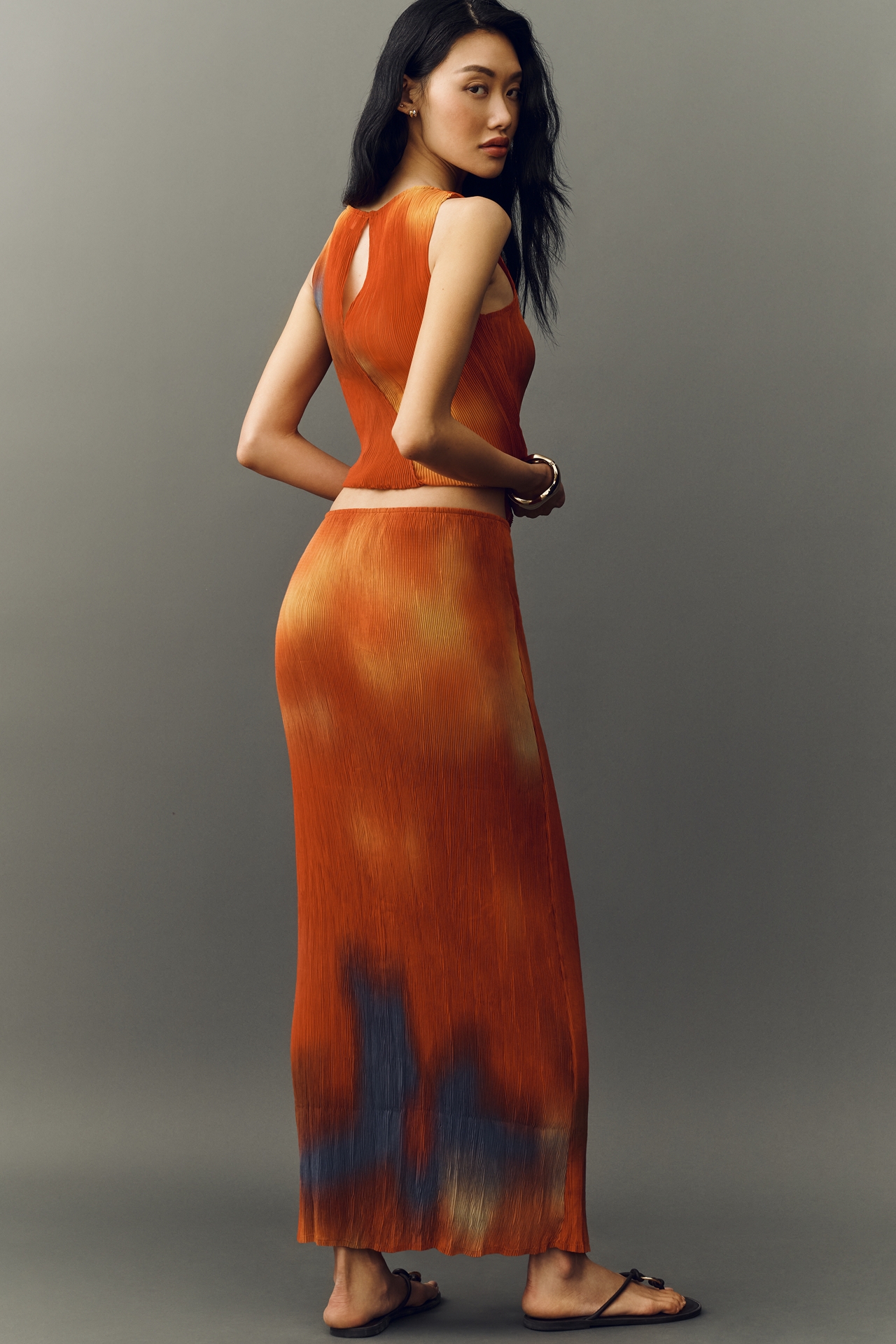 Thinking MU Knit Maxi Skirt