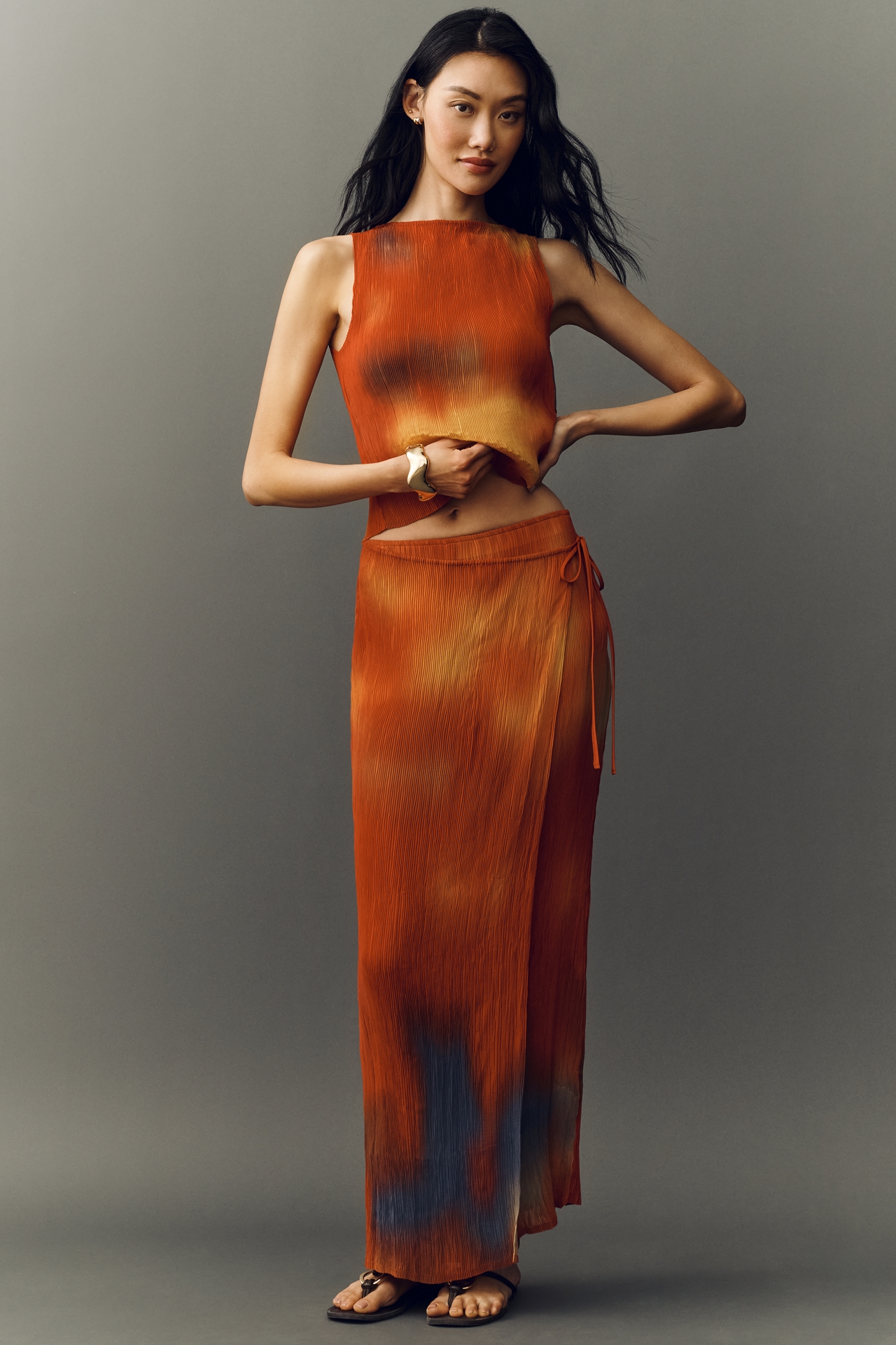 Thinking MU Knit Maxi Skirt