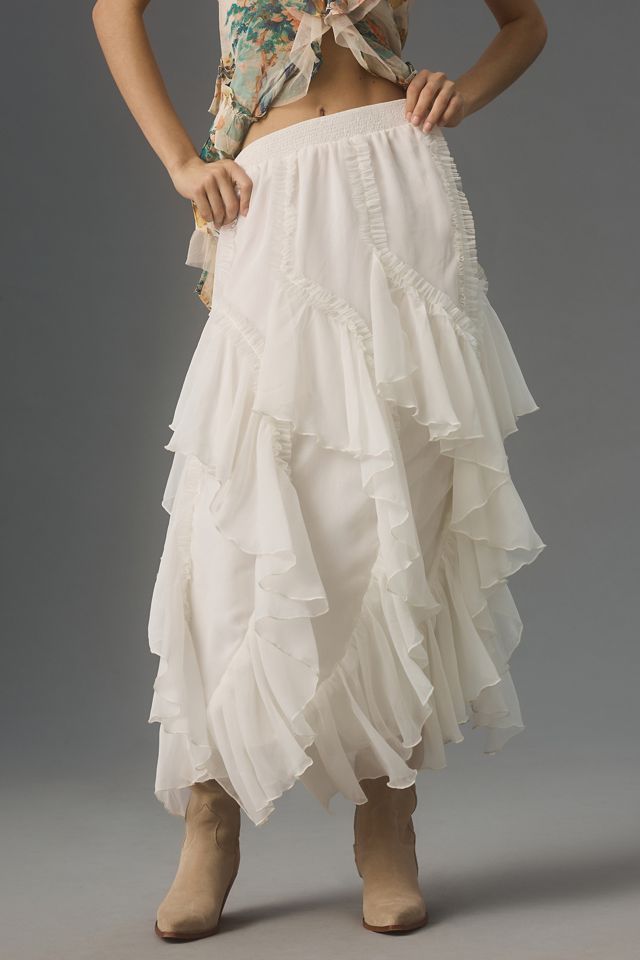 Kavita Bhartia Ruffle Maxi Skirt #1