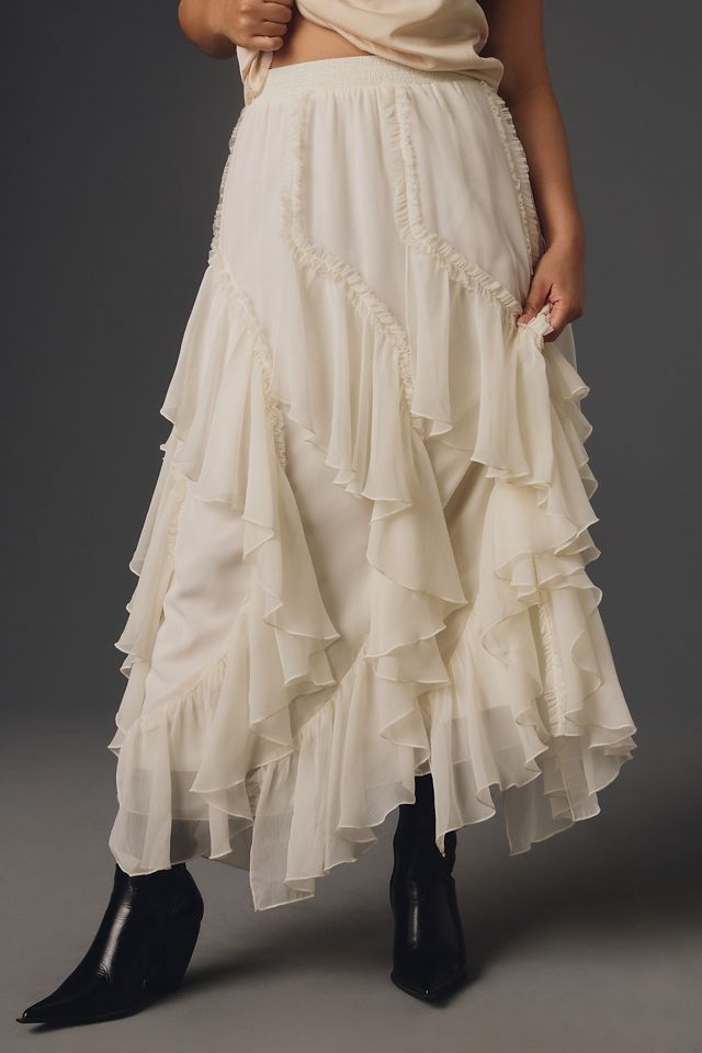 Kavita Bhartia Ruffle Maxi Skirt #4