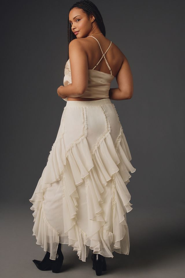 Kavita Bhartia Ruffle Maxi Skirt #5