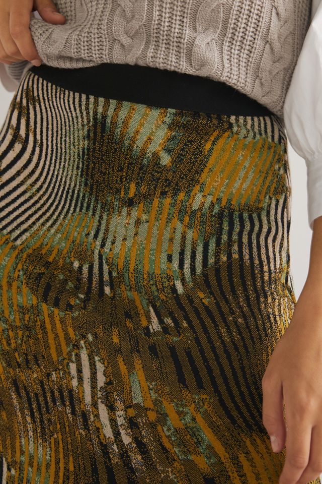 Wild Knit Midi Skirt #1