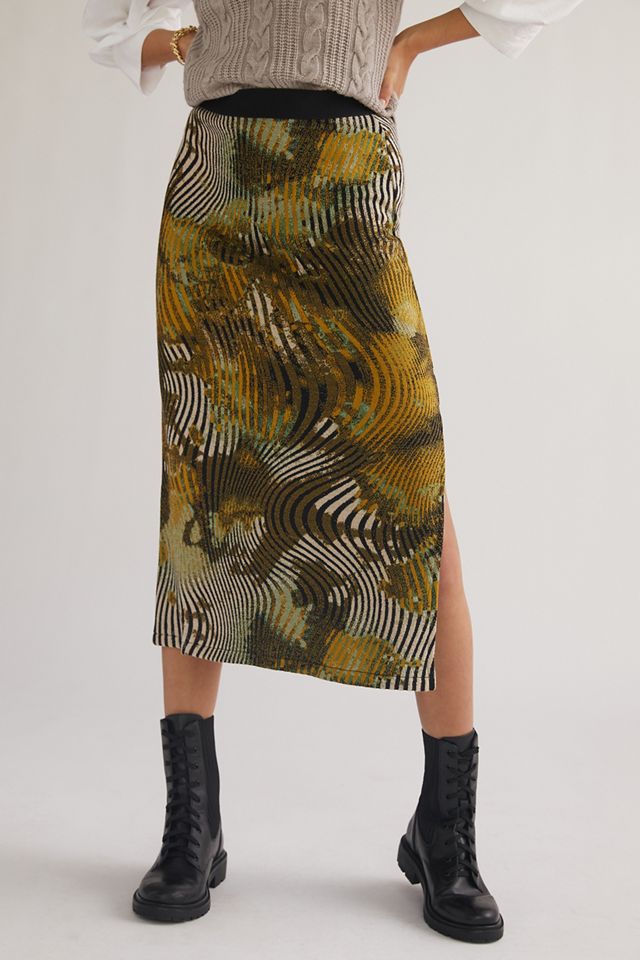 Wild Knit Midi Skirt #2