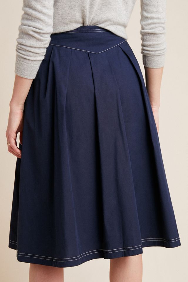 Stitched Poplin Skirt #1