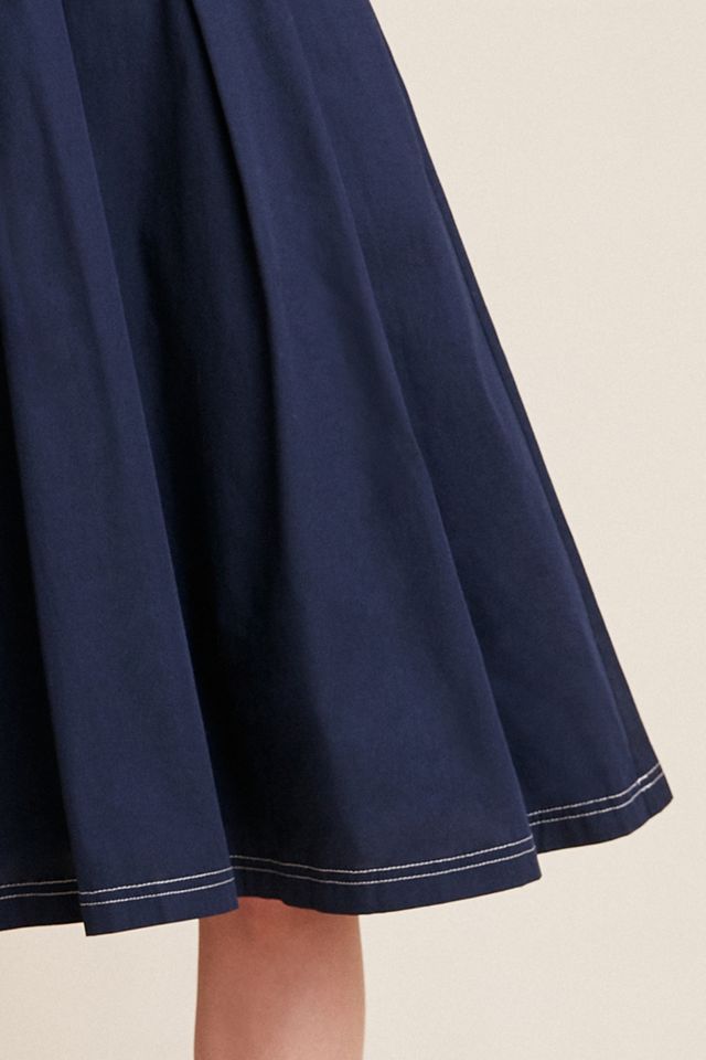 Stitched Poplin Skirt #2