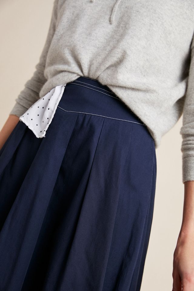 Stitched Poplin Skirt #4