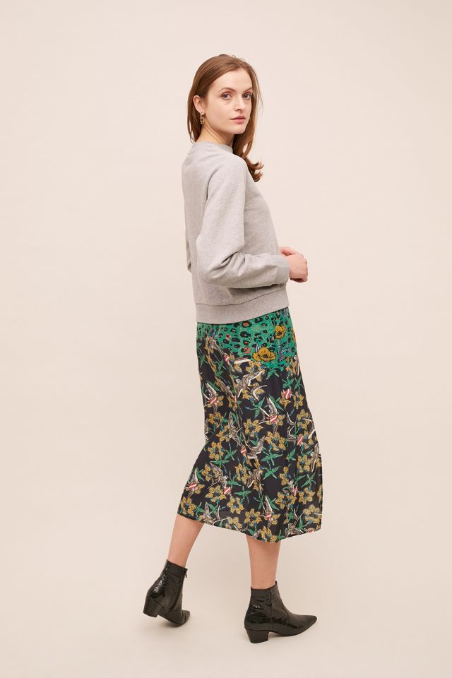 Anthropologie x JRF Safia Mixed-Print Skirt #1