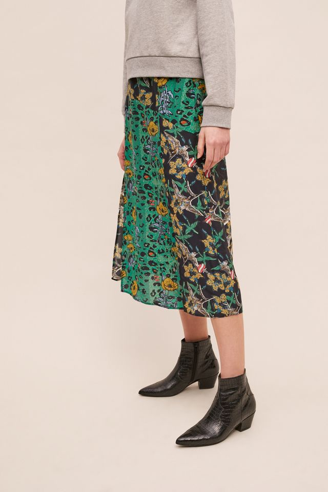 Anthropologie x JRF Safia Mixed-Print Skirt #2