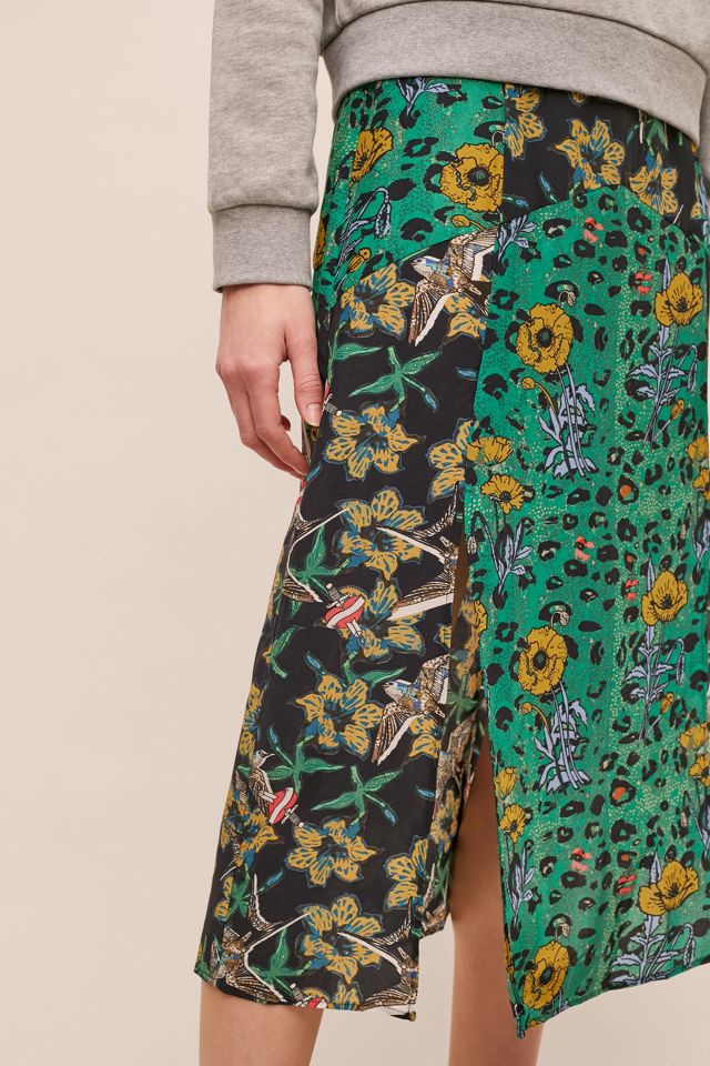 Anthropologie x JRF Safia Mixed-Print Skirt #3