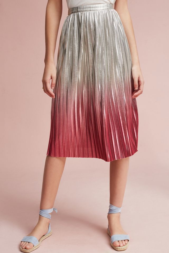 Ombre Pleated Skirt #1