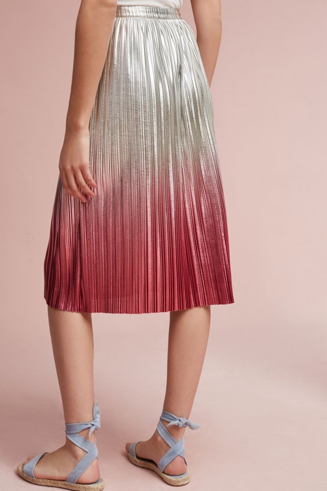 Ombre Pleated Skirt #3