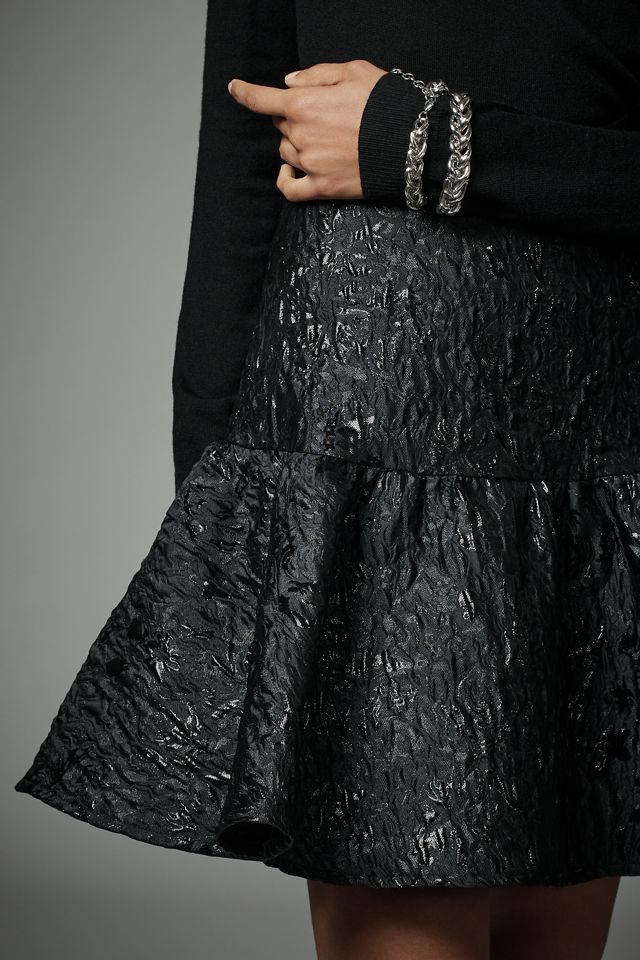 Avec Les Filles Ruffle Mini Skirt #2