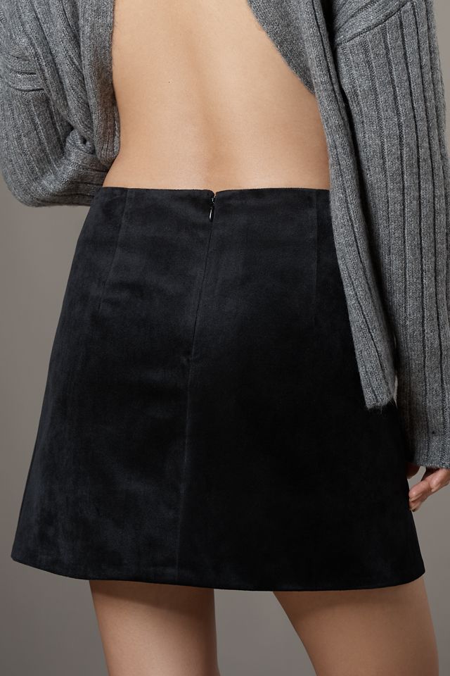 Avec Les Filles Falda Mini con Abertura y Lazo Decorativo #3