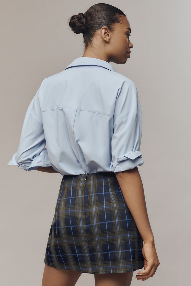 Avec Les Filles Plaid Mini Skirt #3