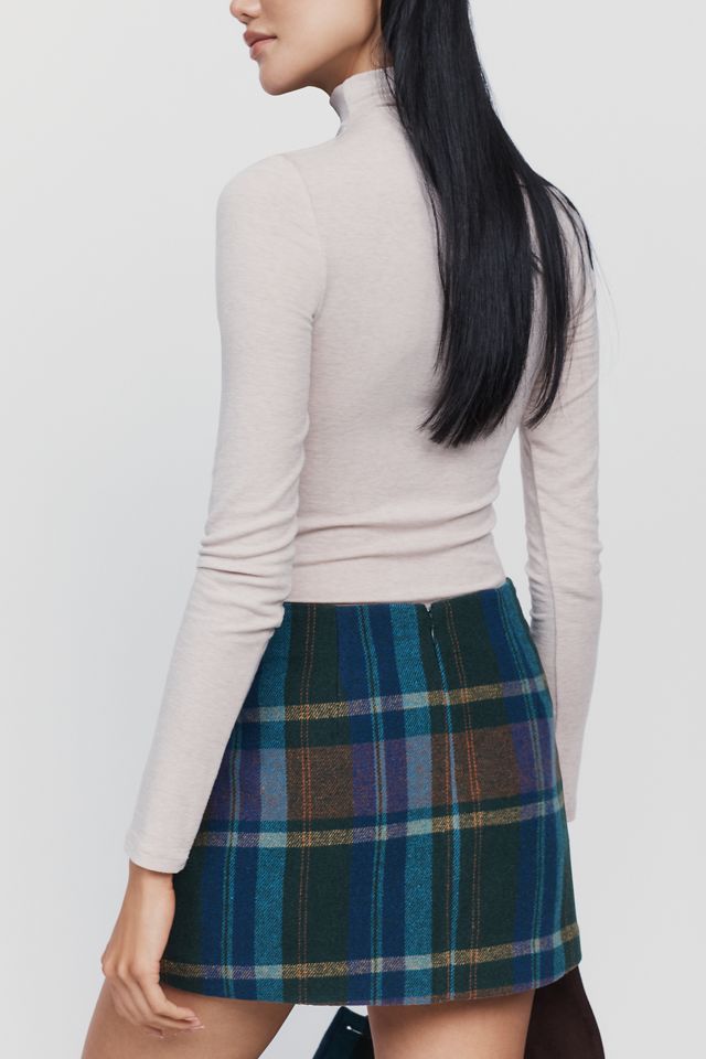 Avec Les Filles Fringe Wrap Mini Skirt #2