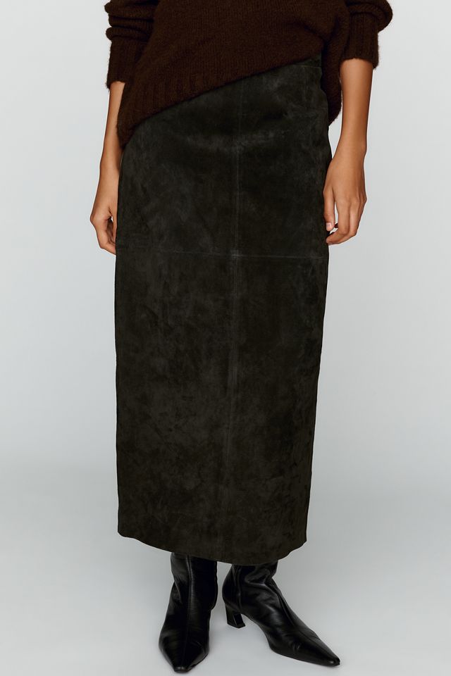 Avec Les Filles Leather Maxi Skirt #1