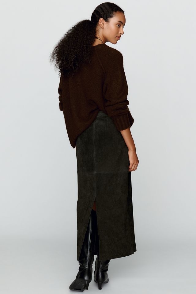 Avec Les Filles Leather Maxi Skirt #3