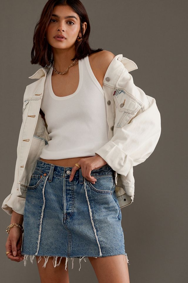 Minigonna in Denim Ricreato Levi's #1