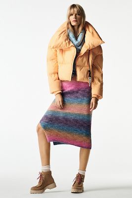 Anthropologie scenic 2025 sweater skirt