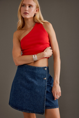 skirt denim clair