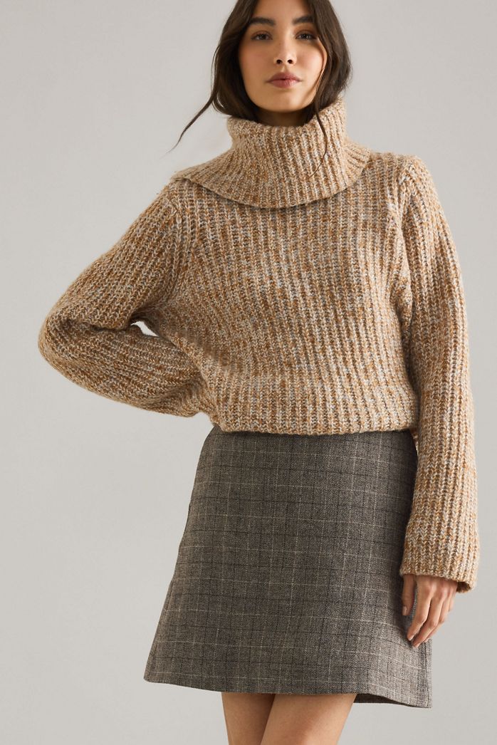 Selected Sille Wool Mini Skirt