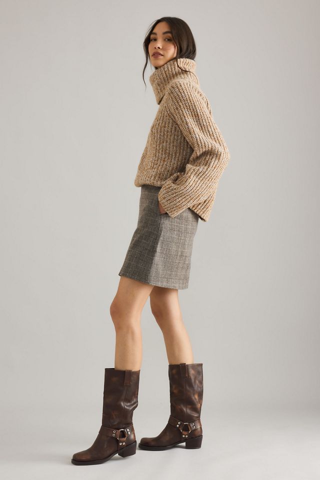 Selected Sille Wool Mini Skirt #4