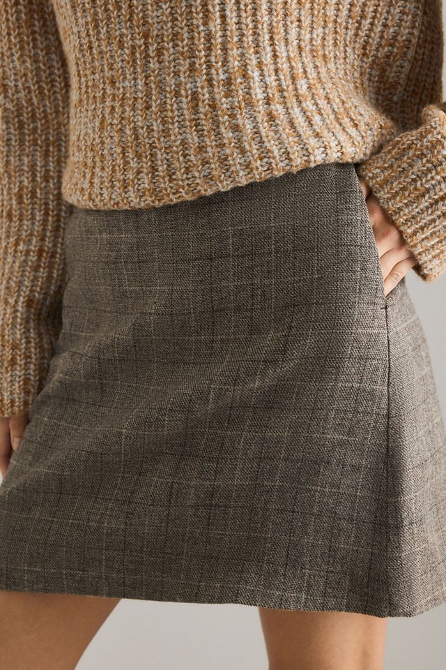 Selected Sille Wool Mini Skirt #5