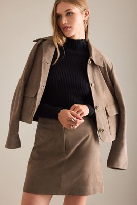 Selected  Kaya Wildleder Mini Rock