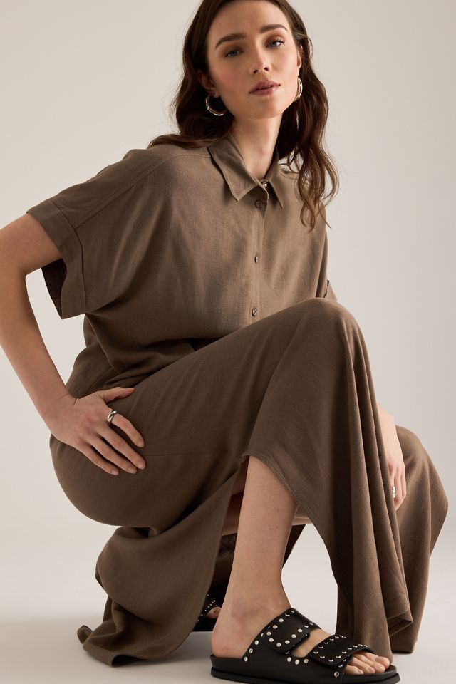 Selected Viva Linen-Blend Maxi Skirt #1