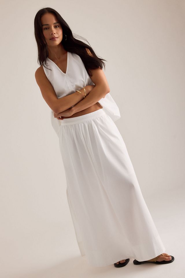 Jupe longue Blair en coton Selected #2