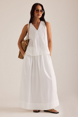 Selected Blair Cotton Maxi Skirt
