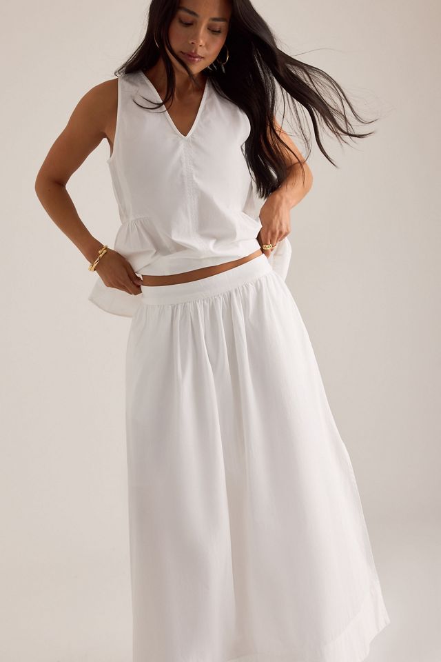 Jupe longue Blair en coton Selected #4