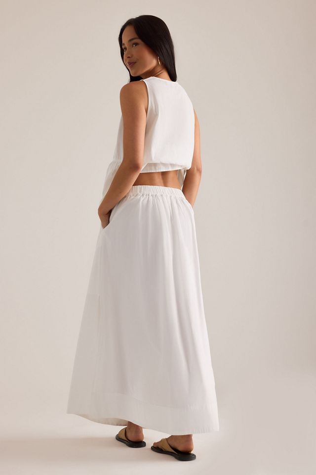 Jupe longue Blair en coton Selected #5