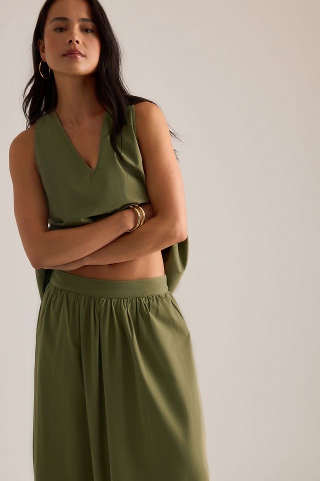 Jupe longue Blair en coton Selected #2