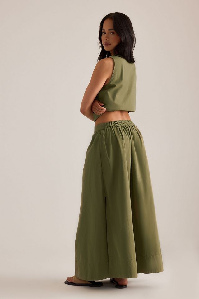 Jupe longue Blair en coton Selected #4