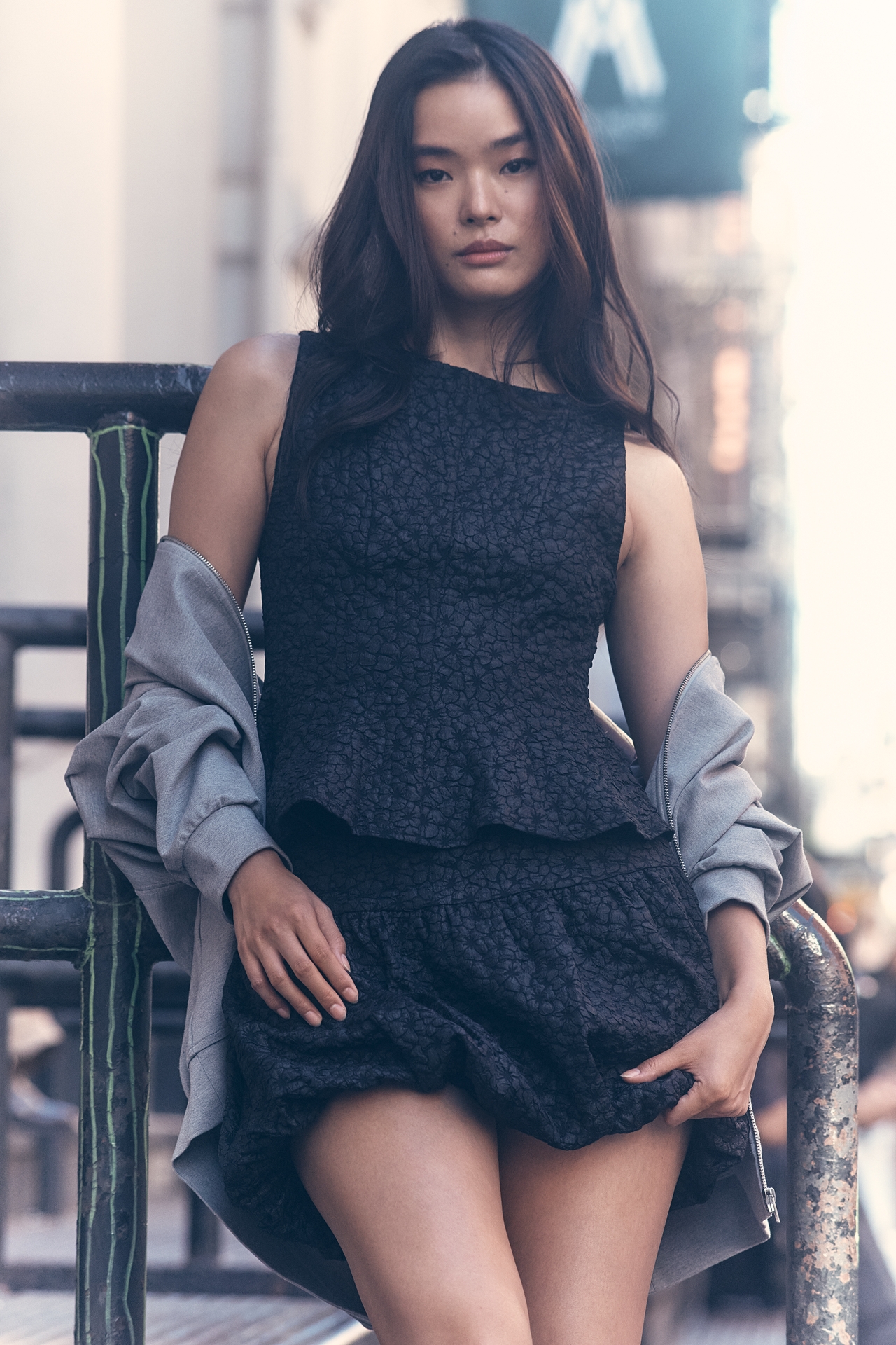 ASTR The Label Alea Bubble Mini Skirt