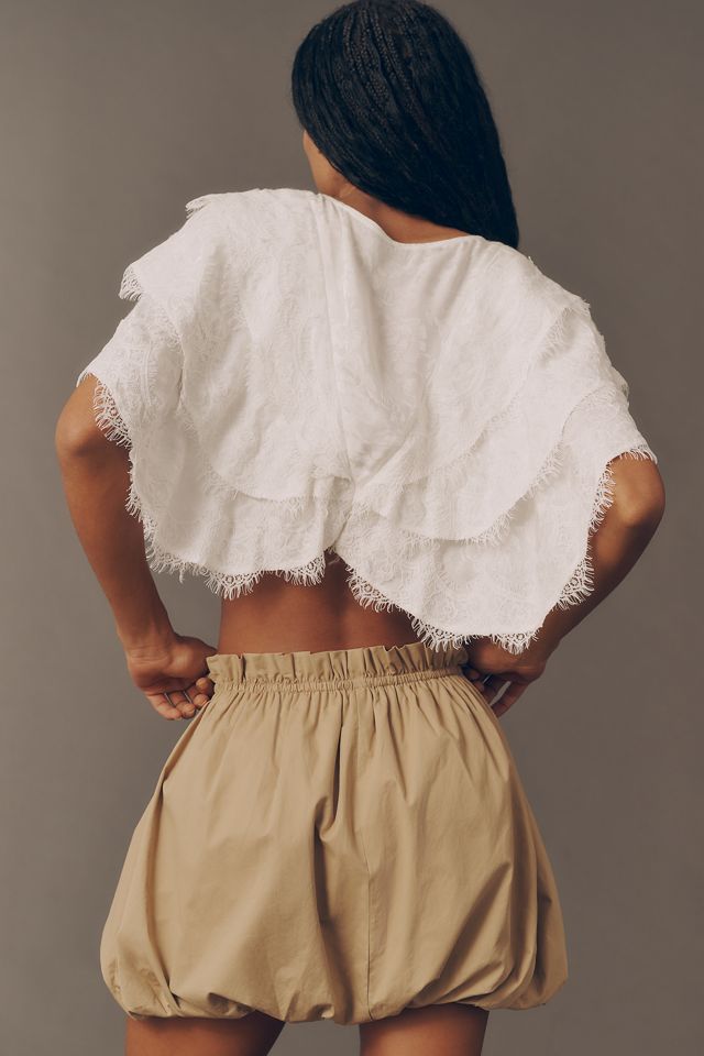 ASTR The Label Rey Cargo Bubble-Hem Skirt #4