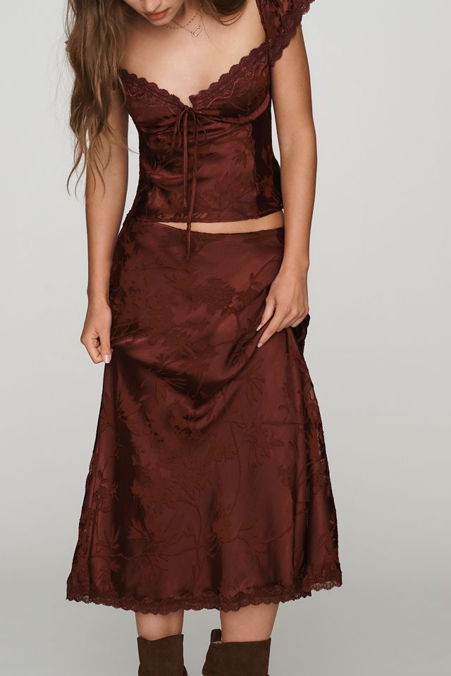 ASTR The Label Windey Midi Skirt #1