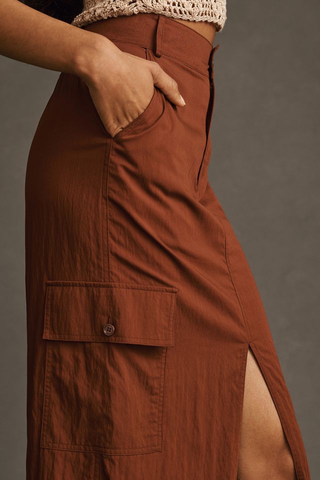 Jupe Cargo Maxi Fendue Devant Moon River #2