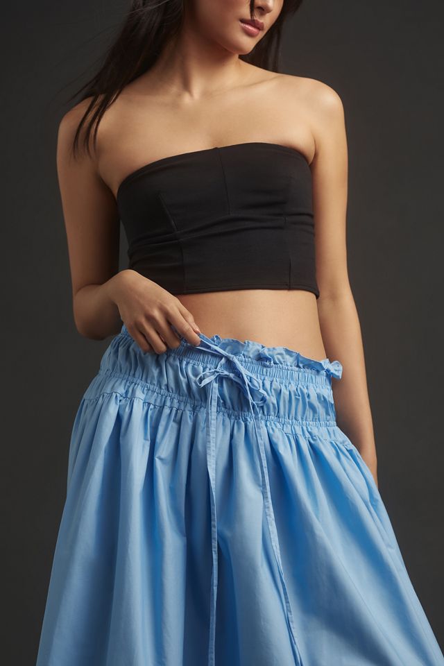 Moon River Eyelet Midi Skirt #3