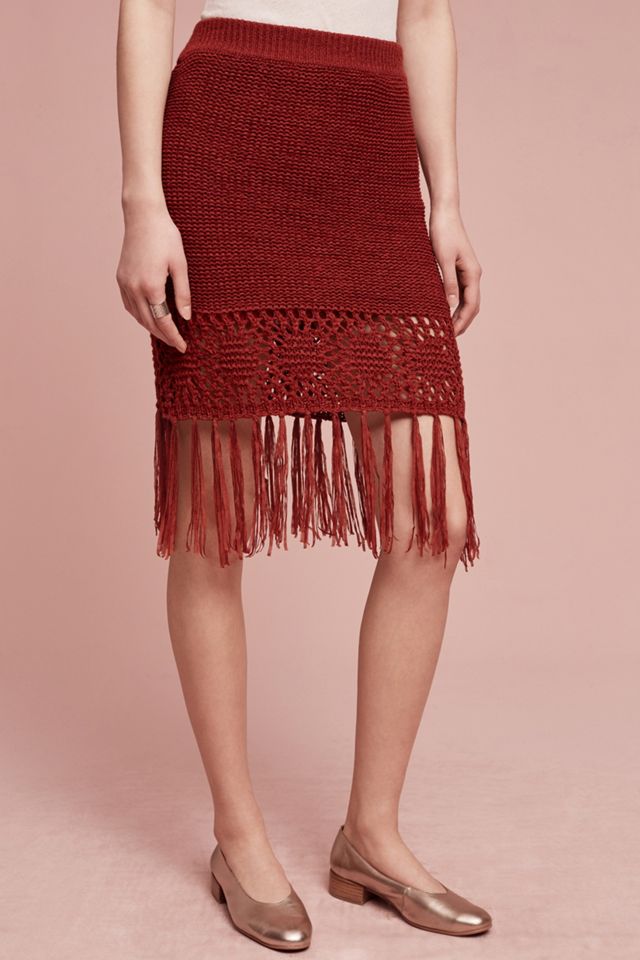 Fringeknit Skirt #2