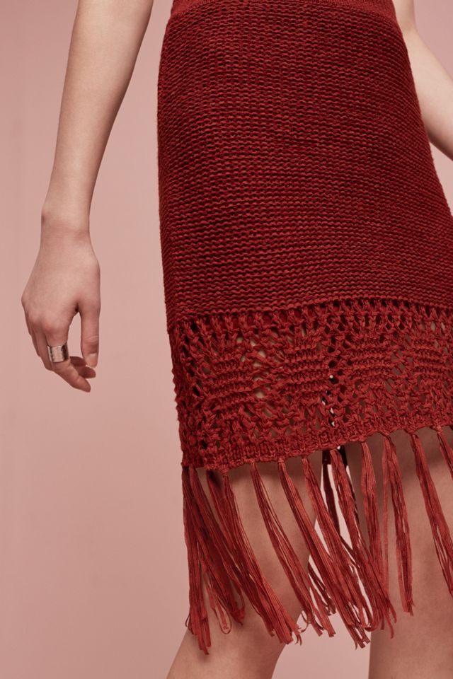 Fringeknit Skirt #1