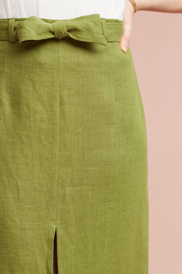 Sliced Linen Skirt #2