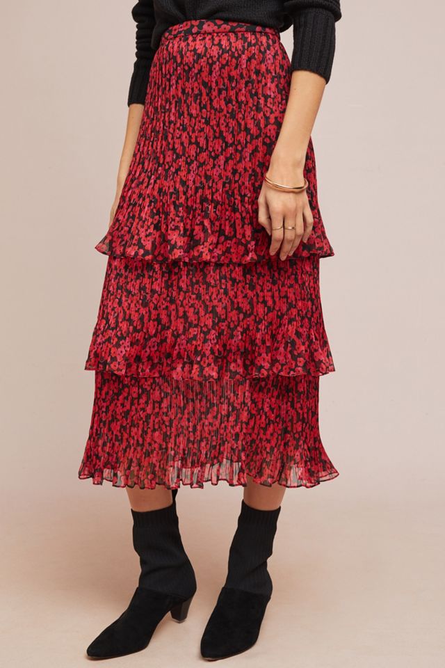 Tiered Floral Skirt #1