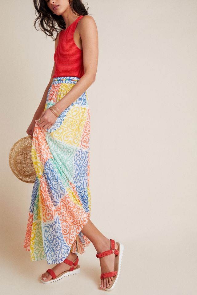 Alina Maxi Skirt | Anthropologie