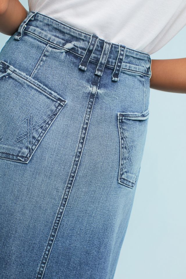 McGuire Button-Front Denim Skirt #3