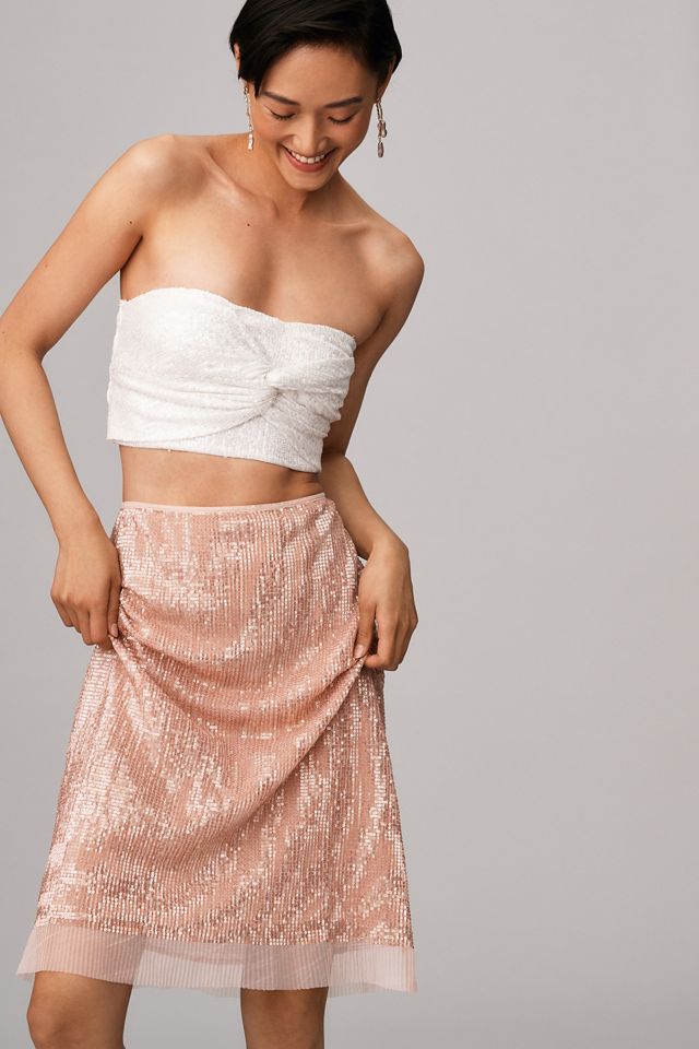 Sarah Hann Sequin Midi Skirt #2